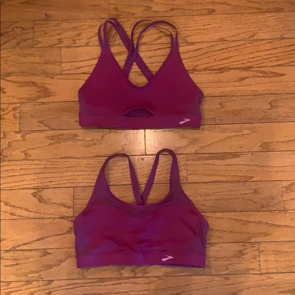 **SET OF TWO***. Brooks sports bras